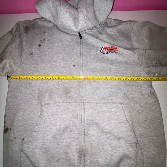 Men’s Work Zip Up Hoodie - Picture 3 of 8